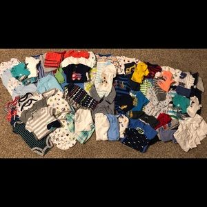 Newborn Baby Boy Clothes Bundle